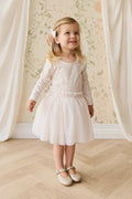 Jupon en tulle polyamide rose parisien de rêve avec doublure en coton pour les occasions spéciales des filles
