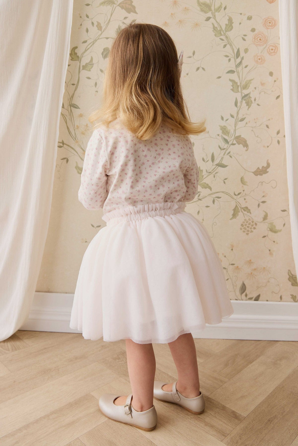 Jupon en tulle polyamide rose parisien de rêve avec doublure en coton pour les occasions spéciales des filles