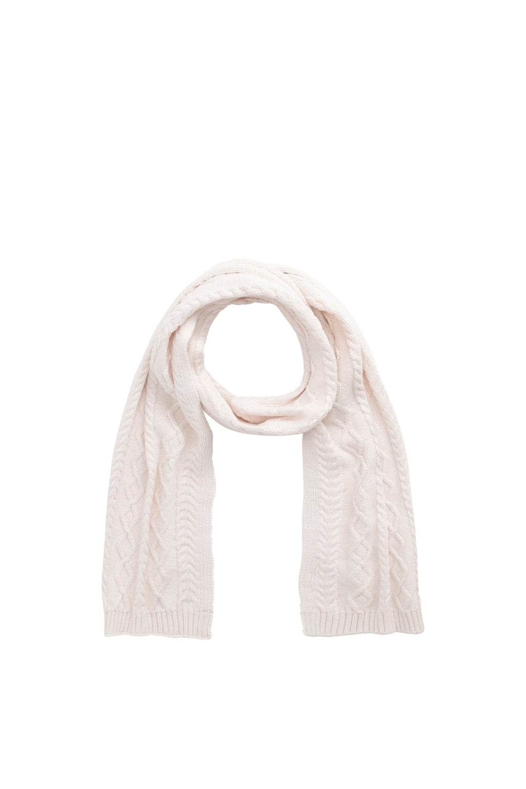 Écharpe en coton tricoté doux mauve pour bébé et enfants