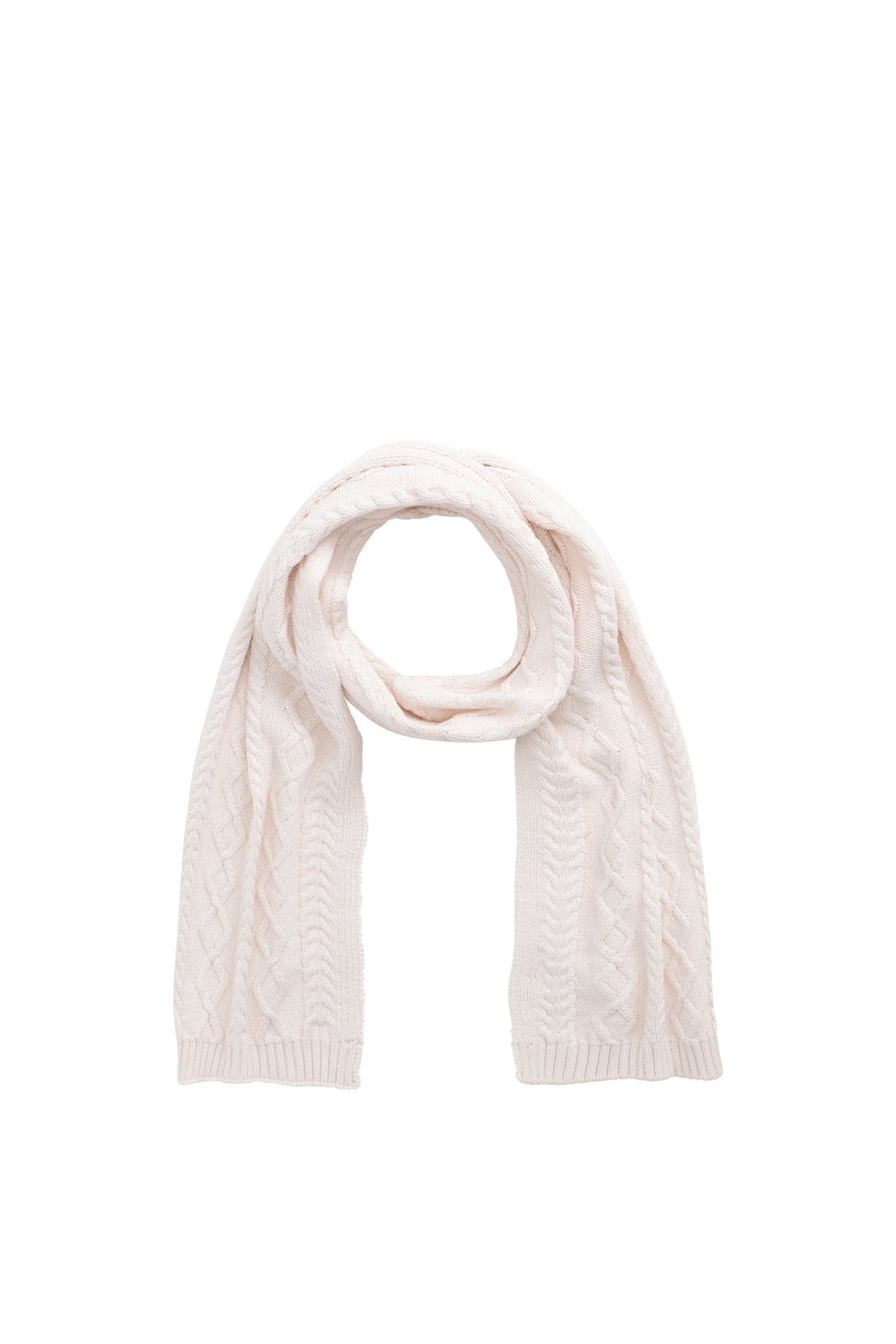 Écharpe en coton tricoté doux mauve pour bébé et enfants