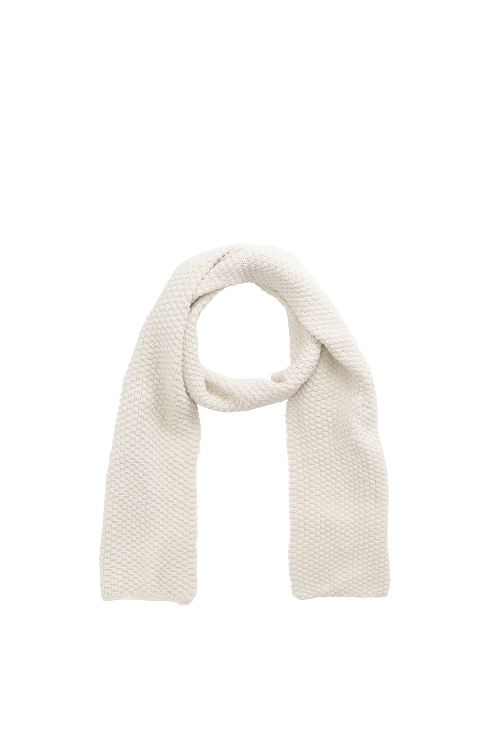 Écharpe en Coton Doux Tricoté Vanille pour Bébés et Enfants Chaleur