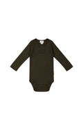 Body à manches longues en coton biologique et modal ultra-doux pour bébé et enfant en bas âge
