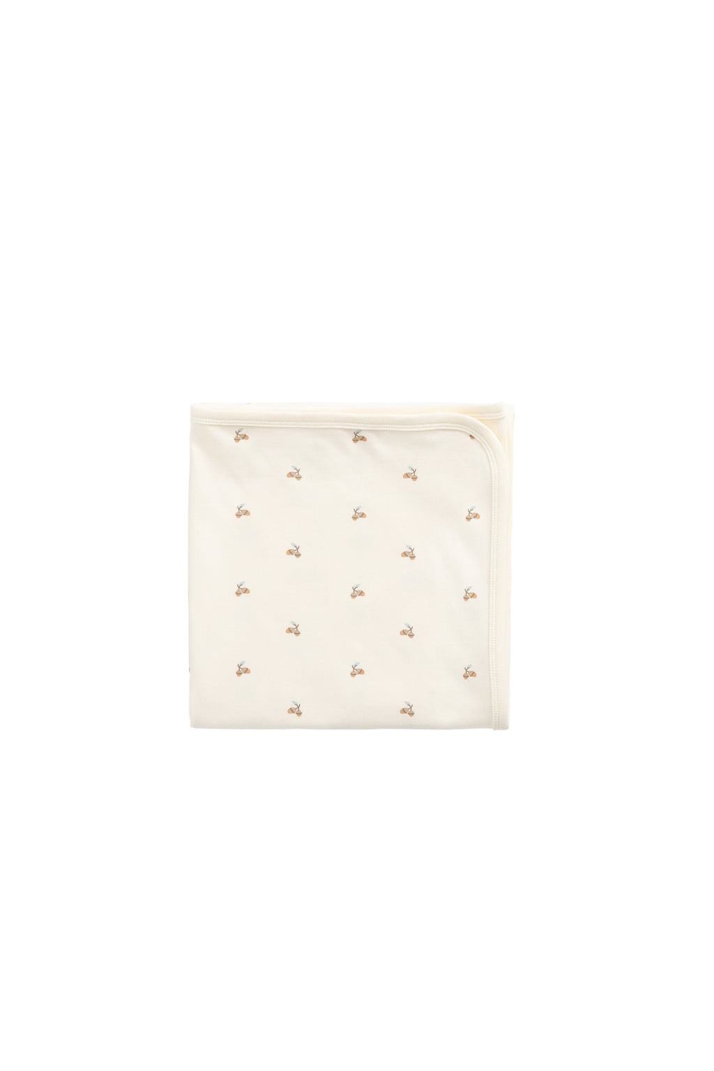 Couverture en mousseline de coton biologique à motif de glands doux avec tissage respirant pour bébé