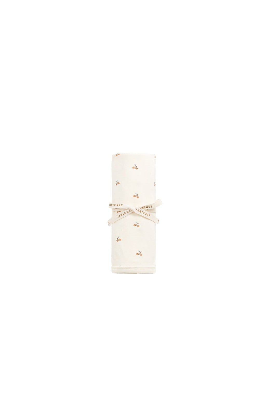 Couverture en mousseline de coton biologique à motif de glands doux avec tissage respirant pour bébé