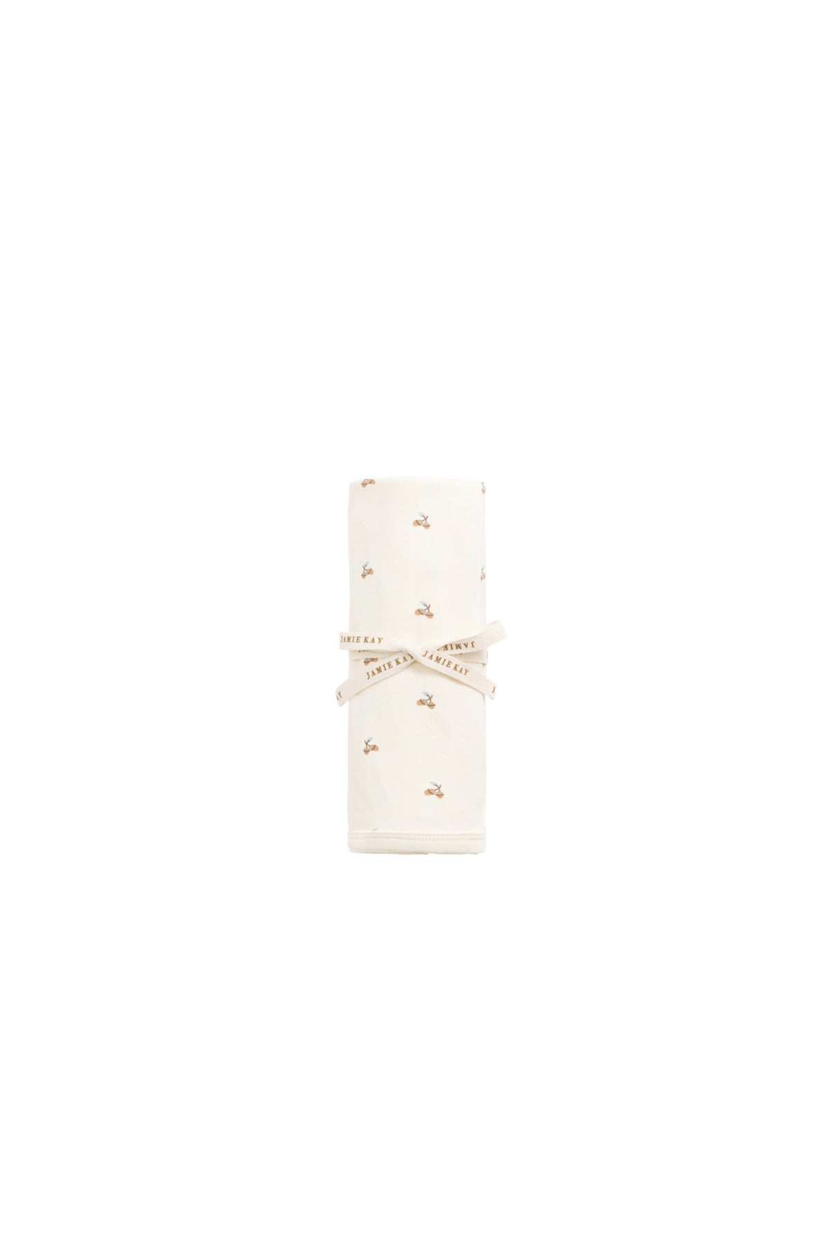 Couverture en mousseline de coton biologique à motif de glands doux avec tissage respirant pour bébé
